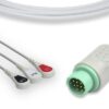 GE Healthcare Corometrics Compatible Direct-Connect ECG Cable - Image 4